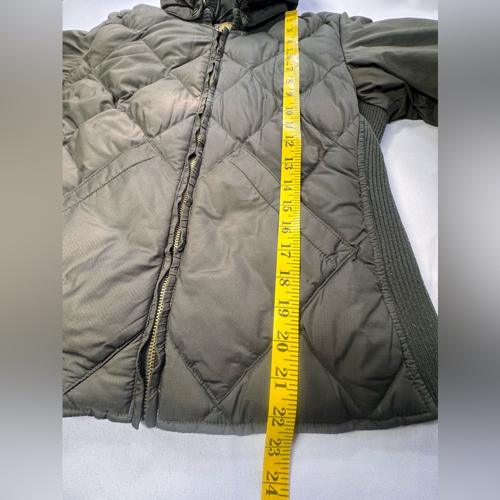 Eddie Bauer EB550 Premium Goose Down Puffer Jacket - Olive Green - Women’s M - Picture 8 of 10